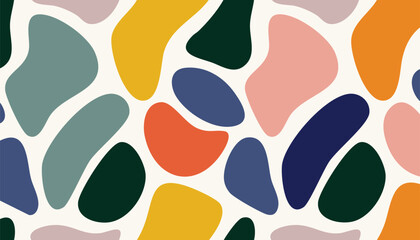 35. Artistic Gradient Blobs Playful Background