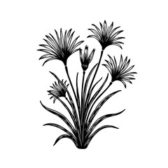 Elegant floral arrangement with intricate details, showcasing botanical beauty and simplicity