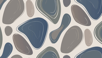 Fototapeta premium 50. Artistic Watercolor Blobs Colorful Background