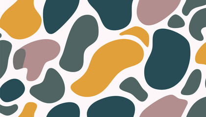 57. Soft Liquid Blobs Organic Background