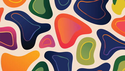 23. Soft Watercolor Drops Organic Art