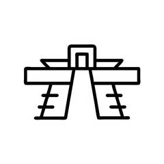 Aztec Wall Symbol Icon Design