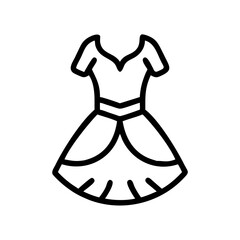 Traditional Dance Dress Icon Design