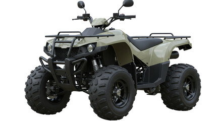 Isolated All-Terrain Vehicle ATV Quad Bike
