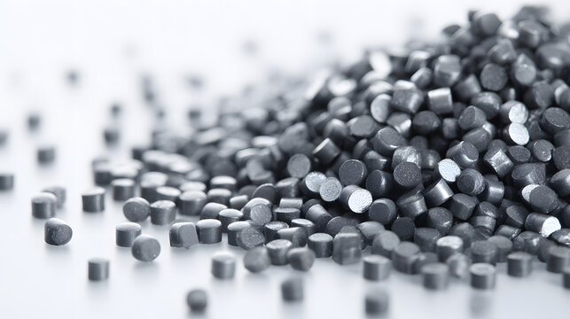 Brown Plastic Pellets Granules Granulate, Colorful Thermoplastic Polymer Raw Material for Injection Molding, Extrusion, PVC, HDPE, Polypropylene, Polystyrene, Polycarbonate &ndash; Industrial Dye Resin Mast