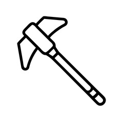 Wooden Stick Tool Icon Design