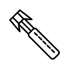 Wooden Stick Tool Icon Design