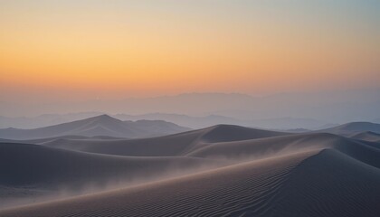 sunrise in the mountains