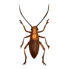 vector illustration of a bug