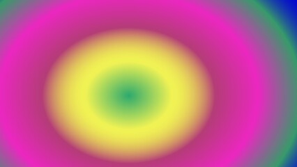 Concentric circles of vibrant, graduating colors (2)