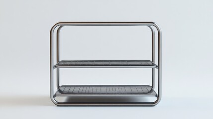 Modern metal shelving unit