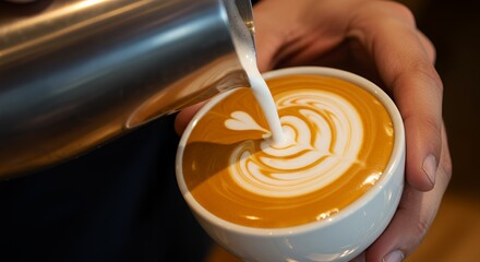 Artisan Latte Art: A Masterful Pour of Creamy Perfection