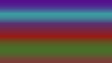 Horizontal gradient stripes of purple, teal, red, and green hues