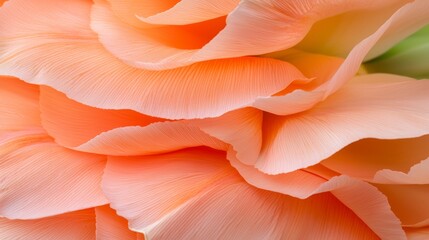 Obraz premium Soft Peach Rose Petals with Delicate Texture and Subtle Color Shades