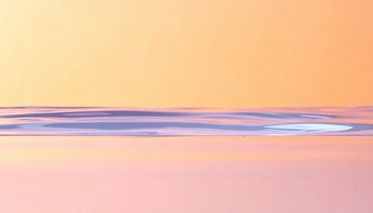 Calm sunset reflection over water tranquil beach photography natural landscape wide angle serenity and peace