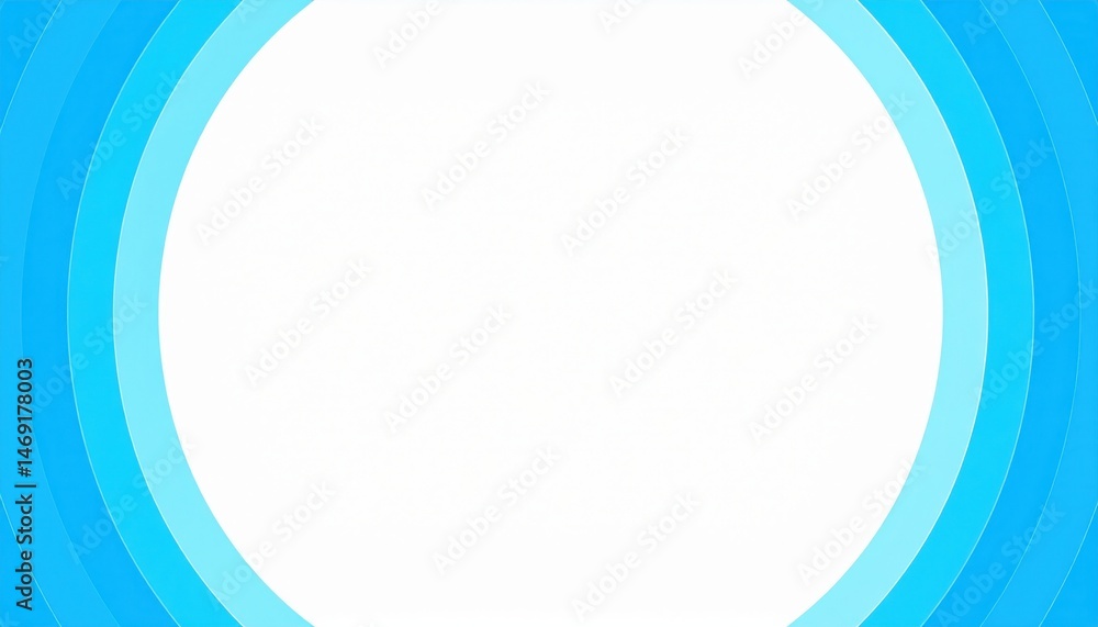 Aufkleber dynamic abstract design in vibrant blue circular patterns digital art modern environment creative vi