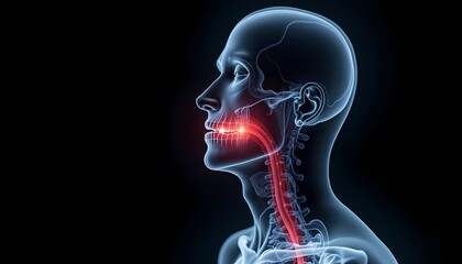 Human Anatomy Esophagus and Mouth Pain