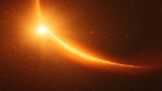 Golden Cosmic Energy Stream in Starry Space space stream golden energy cosmic universe cosmos star