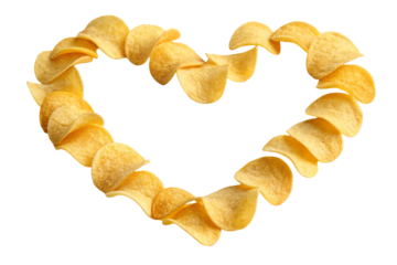 Heart shaped sweet baked cookies, isolated on white, are a delicious pastry snack