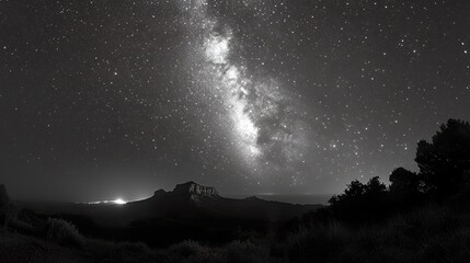 night sky with stars