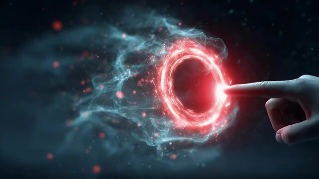 A bold push on a crimson button releases a deafening barrage of shells and rockets, spiraling into the sky in a dance of urgency and destruction.