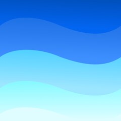 Blue Gradient Wave Abstract