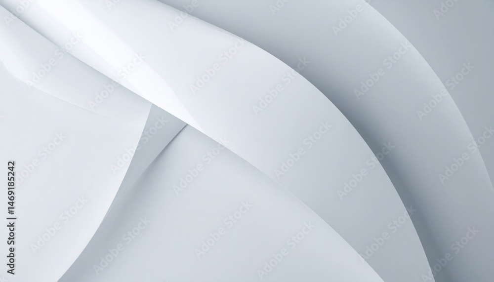 Poster elegant white textile patterns in soft lighting studio setting abstract visuals minimalist design co