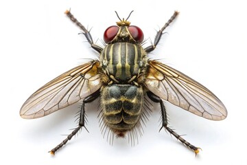 Fototapeta premium fly on white background
