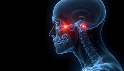 Human Head Anatomy Xray