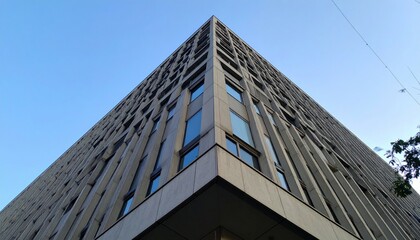 Modern Architectural Design of a Contemporary Office Building Structure