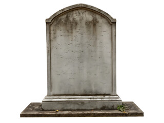 grey tombstone gravestone isolated on white background PNG
