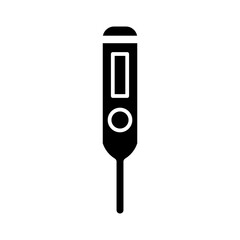 thermometer glyph icon