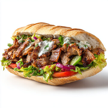 kebab de rue - IA Generated