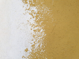 white and yellow plaster wall background