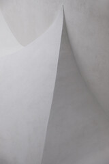 "Minimalist abstract composition with geometric shapes. Conceptual photography, ideal as a texture or elegant background for graphic designs, presentations or architectural projects."