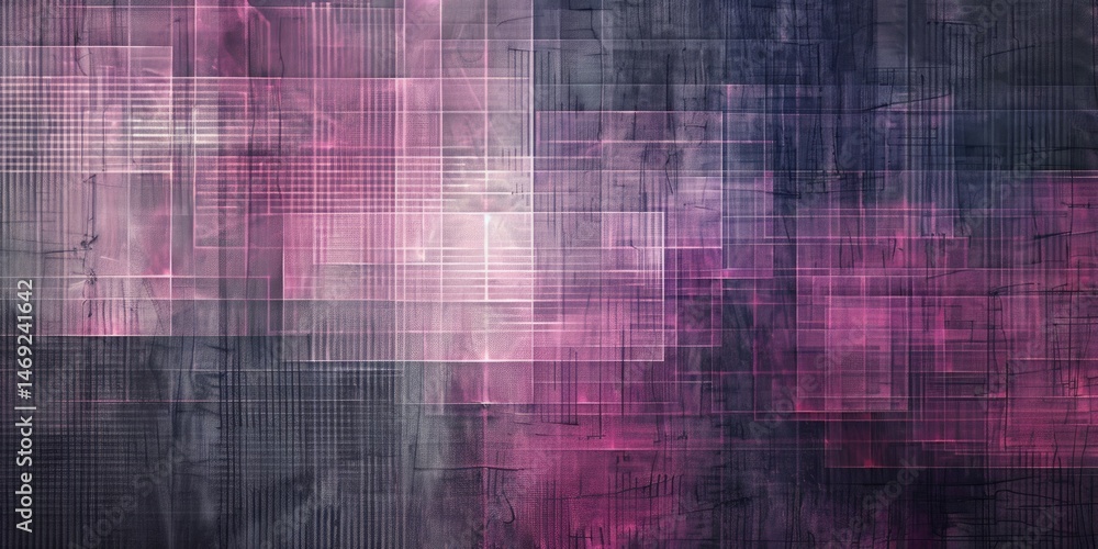 Poster abstract glitch movement effect on surface of digital cyber design express scene of cyberspace style