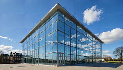 Fototapeta premium Bâtiment en verre moderne