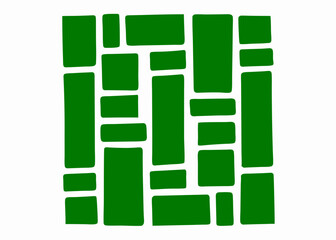 Abstract green graphic design with transparency suitable for various design projects