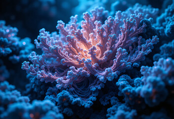 Coral-like tech organism