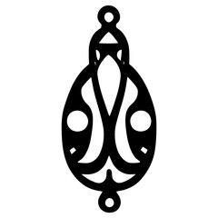 custom wood earrings laser cut svg vector illustration