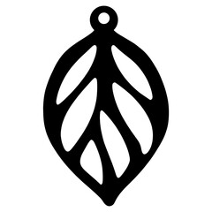 custom wood earrings laser cut svg vector illustration