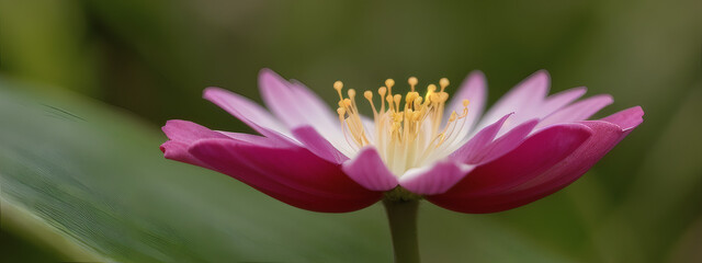Naklejka premium Close-Up View of a Flower in Full Bloom with Delicate Petals and Natural Light
