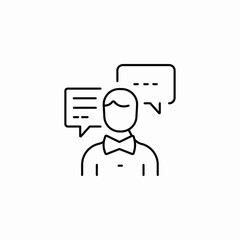 customer feedback icon sign vector