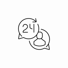 customer service icon sign vector