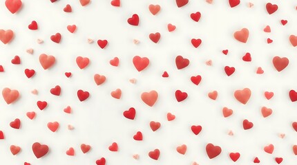 Pink heart shapes seamless pattern background. seamless pattern of hearts, valentine, Valentine’s Day, love for background, print, paper wrap.for event banner. Valentine aesthetic trendy border with b