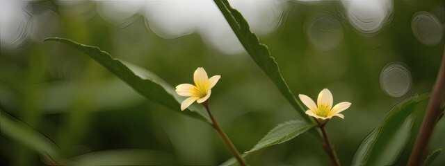 Fototapeta premium Macro Photography of Blooming Flower Petals with Natural Soft Focus