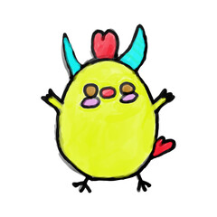 funny monster cartoon 