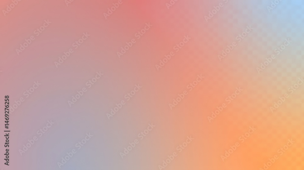 Poster soft gradient blend of warm colors blending seamlessly with a pixelated effect across the image