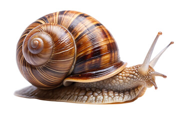snail isolated on white background