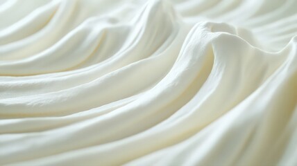 Fototapeta premium Close Up View Of Swirls Of Soft Serve Ice Cream Texture